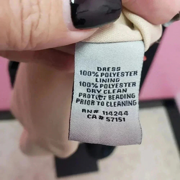 Eliza J Fit & Flare Dress w/Waist Embellishment - Picture 7 of 7